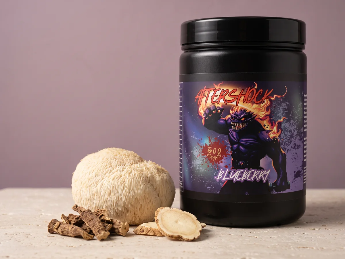 Aftershock tub with lion's mane, rhodiola and ginseng root