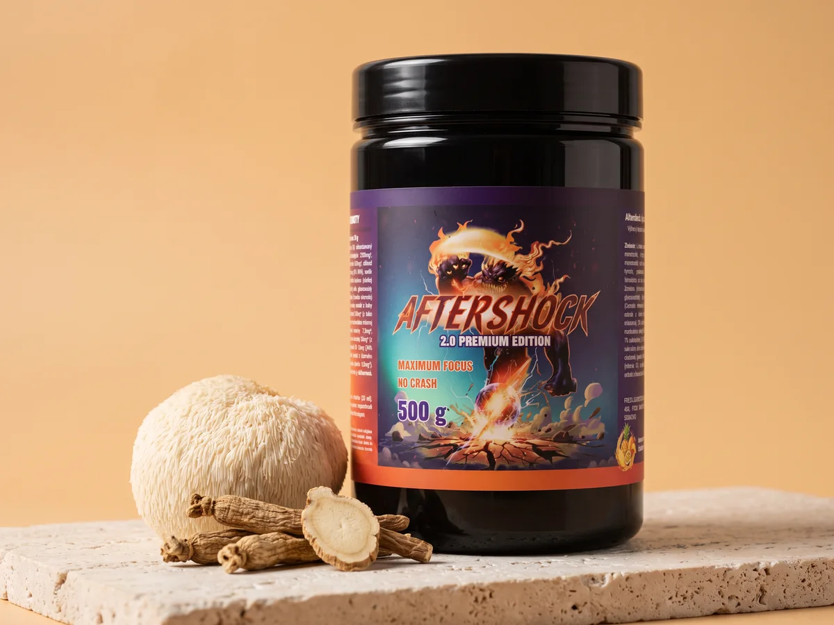 Aftershock tub with lion's mane, rhodiola and ginseng root